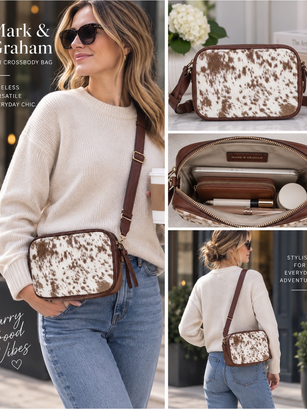 Mark & Graham Fur Crossbody Bag